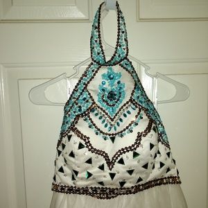 PROM Dress NWT. 2 PIECE halter and skirt